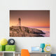Dawn At Peggys Cove Lighthouse, Halifax County, Nova Scotia Wall Mural