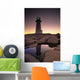 Lighthouse At Dawn, Peggys Cove, Halifax County Nova Scotia Wall Mural