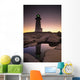 Lighthouse At Dawn, Peggys Cove, Halifax County Nova Scotia Wall Mural