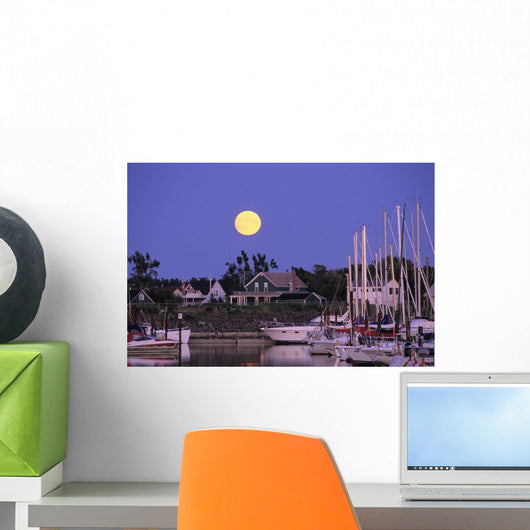 Full Moon, Parlee Beach New Brunswick Wall Mural