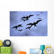 Frigate Birds In Flight Lighthouse Reef Wall Mural