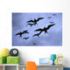 Frigate Birds In Flight Lighthouse Reef Wall Mural