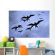 Frigate Birds In Flight Lighthouse Reef Wall Mural