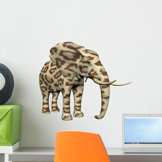 Elephant Big Cat Fur Wall Mural
