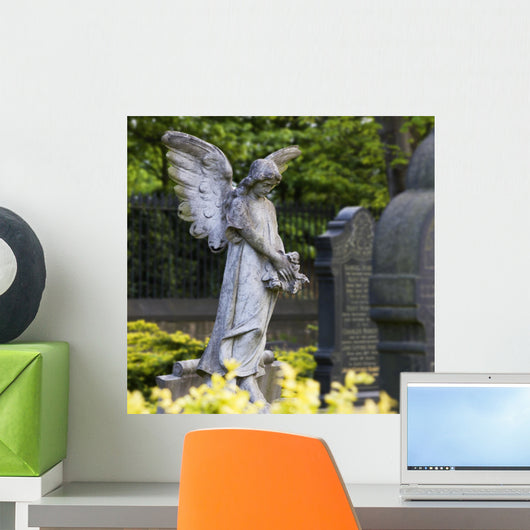 Cemetery Angel Wall Mural