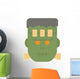 Halloween Flat Icons Frankenstein Wall Decal