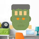 Halloween Flat Icons Frankenstein Wall Decal