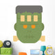 Halloween Flat Icons Frankenstein Wall Decal