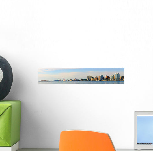 Halifax Skyline At Dawn, Halifax, Nova Scotia Wall Mural