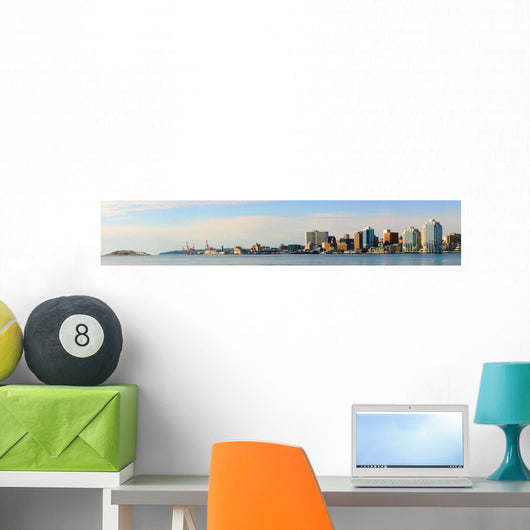 Halifax Skyline At Dawn, Halifax, Nova Scotia Wall Mural