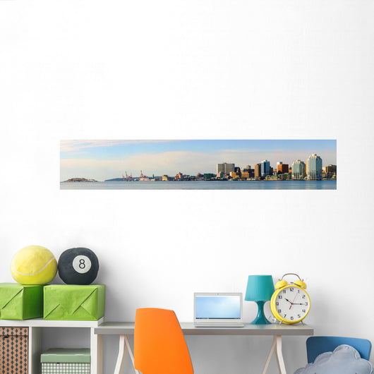 Halifax Skyline At Dawn, Halifax, Nova Scotia Wall Mural