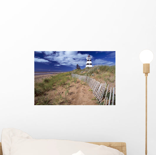 Lighthouse, Cedar Dunes Provincial Park, Prince Edward Island Wall Mural