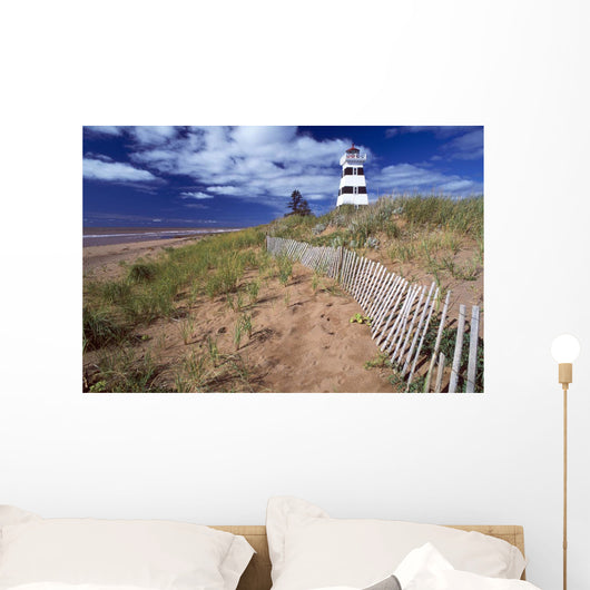 Lighthouse, Cedar Dunes Provincial Park, Prince Edward Island Wall Mural