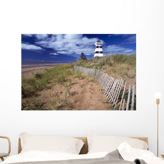 Lighthouse, Cedar Dunes Provincial Park, Prince Edward Island Wall Mural