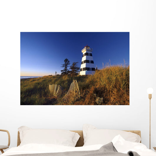 Lighthouse, Cedar Dunes Provincial Park, Prince Edward Island Wall Mural