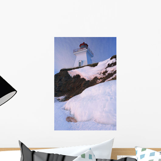 Lighthouse, Gaspesie Region, Bonaventure, Quebec Wall Mural