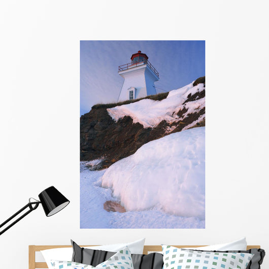 Lighthouse, Gaspesie Region, Bonaventure, Quebec Wall Mural