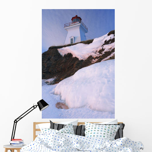 Lighthouse, Gaspesie Region, Bonaventure, Quebec Wall Mural