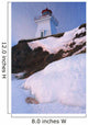 Lighthouse, Gaspesie Region, Bonaventure, Quebec Wall Mural