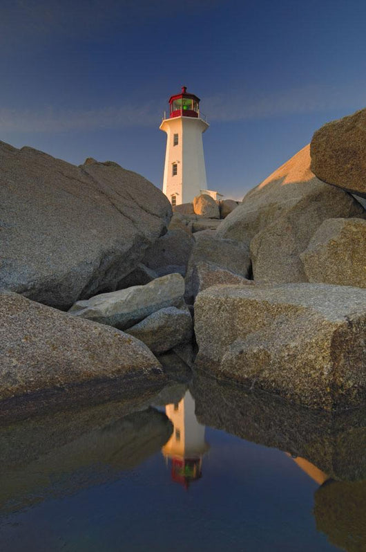 Lighthouse, Peggy's Cove, Nova Scotia Wall Mural