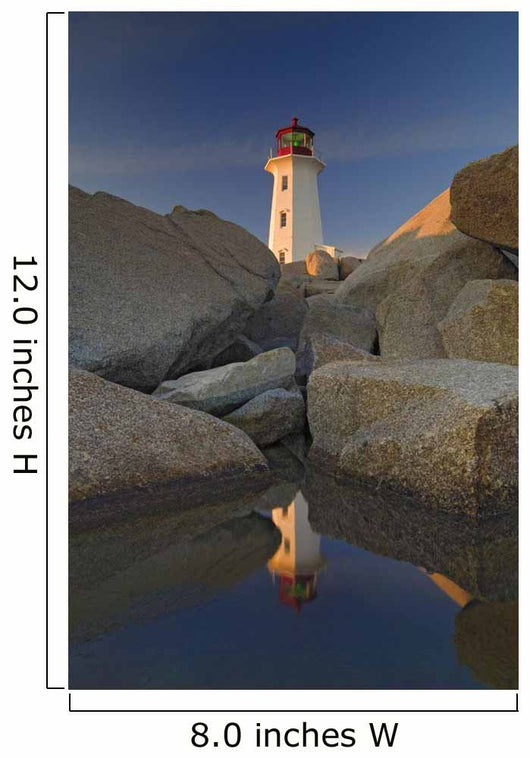 Lighthouse, Peggy's Cove, Nova Scotia Wall Mural