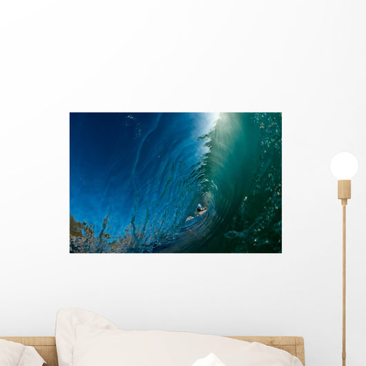 hollow ocean wave Wall Mural