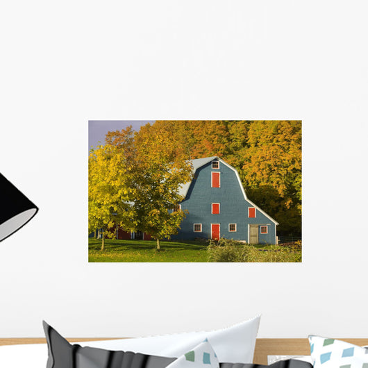 Barn In Autumn, Hunter River, Prince Edward Island Wall Mural