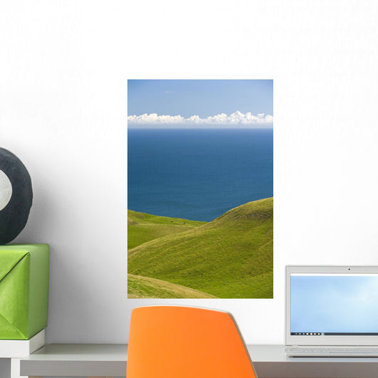 Hills On Entry Island And The Gulf Of St Lawrence Wall Mural