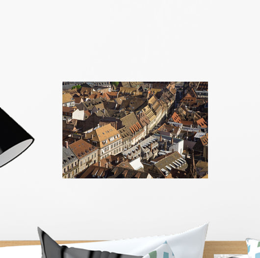 Rooftops In The City Of Strasbourg, Alsace Region, France Wall Mural