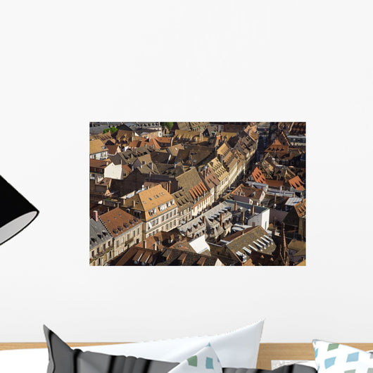 Rooftops In The City Of Strasbourg, Alsace Region, France Wall Mural