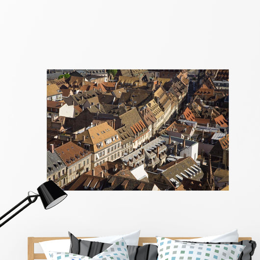 Rooftops In The City Of Strasbourg, Alsace Region, France Wall Mural