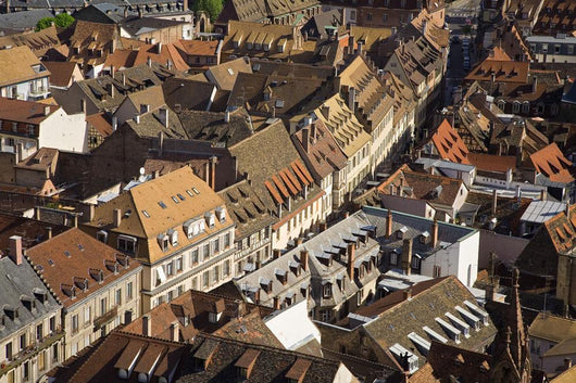 Rooftops In The City Of Strasbourg, Alsace Region, France Wall Mural