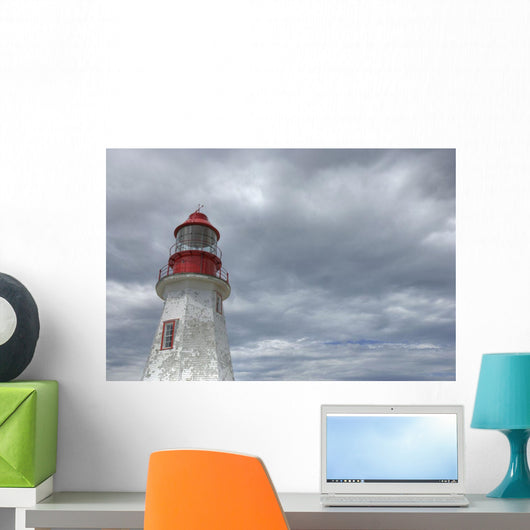Riche Lighthouse, Port Au Choix National Historic Site, Newfoundland Wall Mural