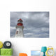 Riche Lighthouse, Port Au Choix National Historic Site, Newfoundland Wall Mural