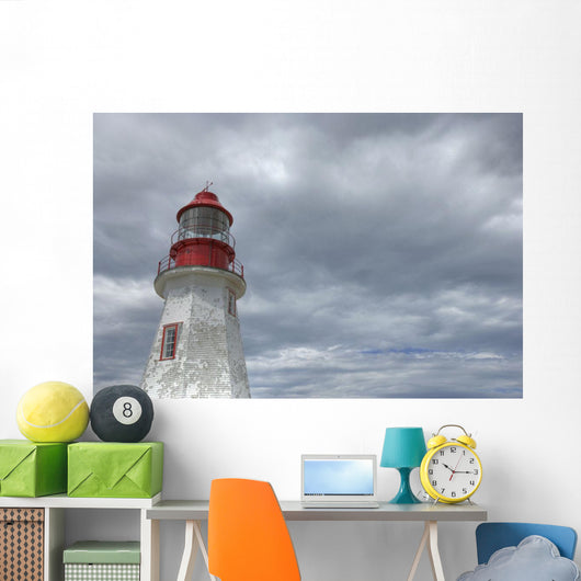 Riche Lighthouse, Port Au Choix National Historic Site, Newfoundland Wall Mural