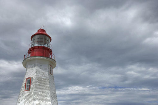 Riche Lighthouse, Port Au Choix National Historic Site, Newfoundland Wall Mural