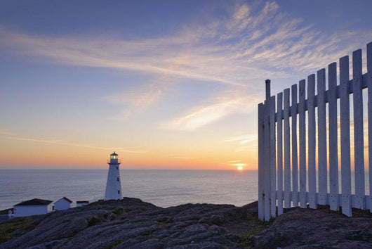 Cape Spear Lighthouse At Sunrise Wall Mural