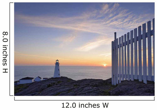 Cape Spear Lighthouse At Sunrise Wall Mural