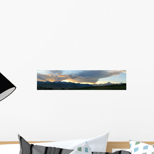 Sunset Over The Andes Mountains, Near Cusco, Peru Wall Mural