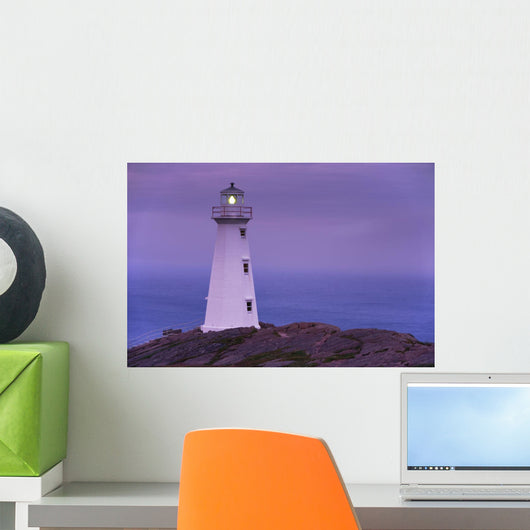Cape Spear Lighthouse At Twilight Wall Mural