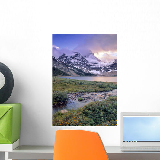 Magog Lake And Mt Assiniboine Wall Mural