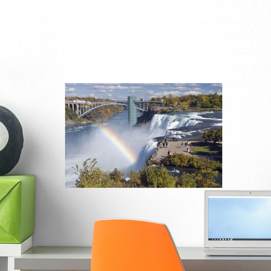 Luna Island Viewpoint Over The American Falls Wall Mural