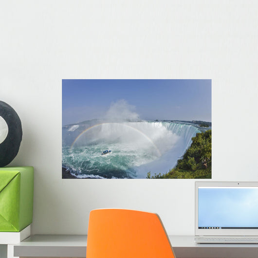 Horseshoe Falls And The Maid Of The Mist Wall Mural