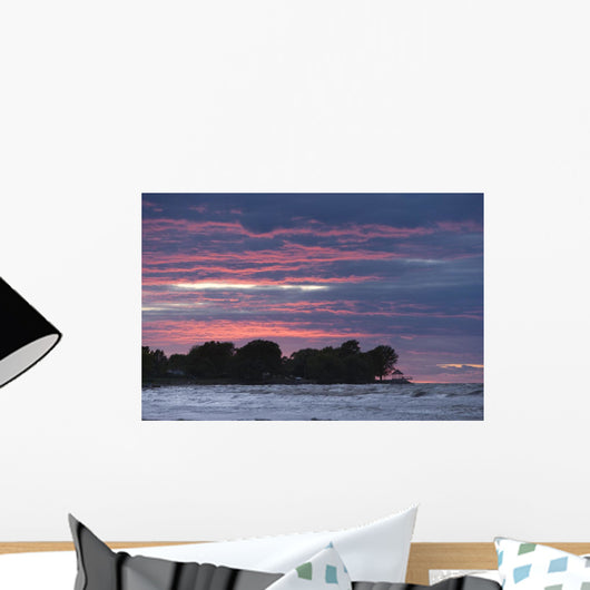 Lake Ontario At Niagara Shores Conservation Area, Ontario, Canada Wall Mural
