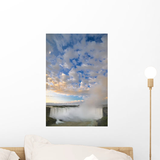 Horseshoe Falls At Sunrise, Niagara Falls, Ontario, Canada Wall Mural