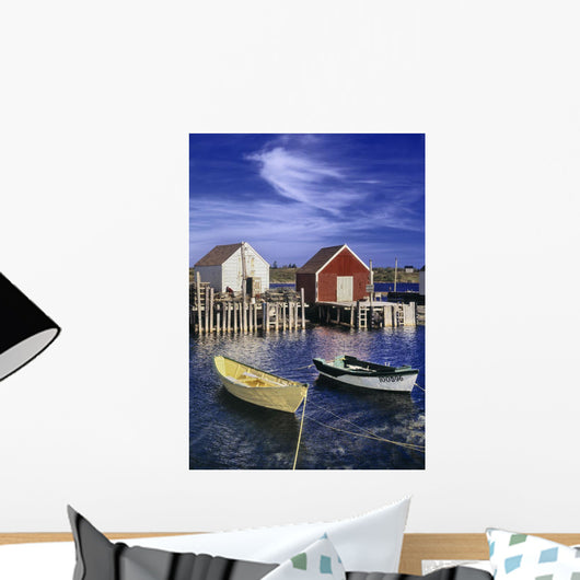 Blue Rocks Harbour, Blue Rocks, Nova Scotia, Canada Wall Mural