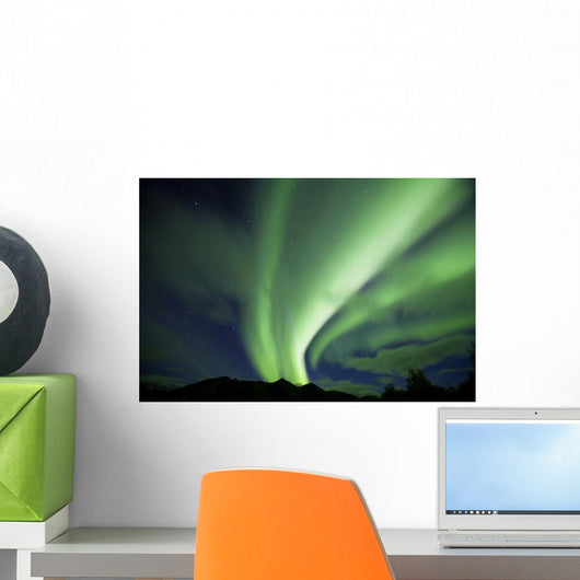 Aurora Borealis, Tombstone Territorial Park, Yukon Wall Mural