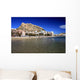 Postiguet Beach and Santa Barbara Castle Alicante Wall Mural