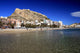 Postiguet Beach and Santa Barbara Castle Alicante Wall Mural