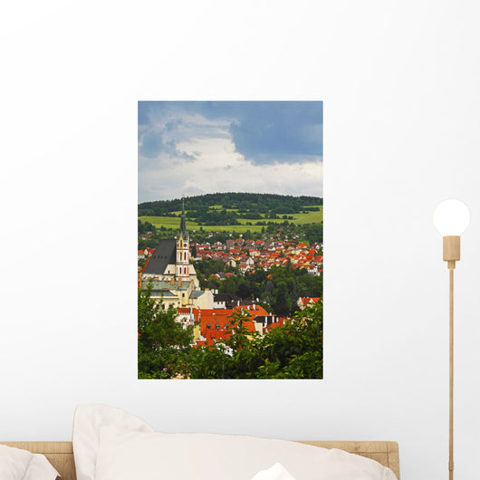 Church Spire In The Old Town Wall Mural